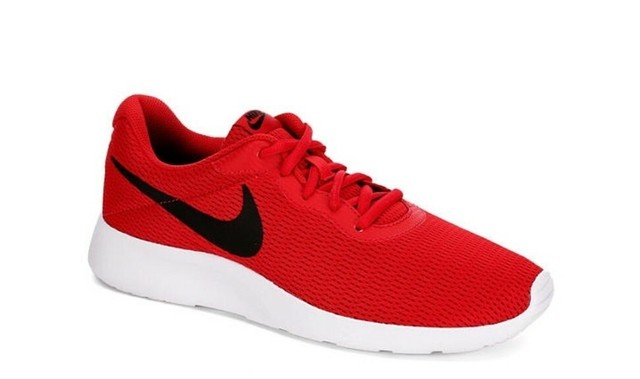 red nike tanjun mens