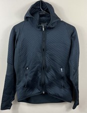 Nike Sphere women's black stretch full-zip fitness workout hoodie jacket Sz M