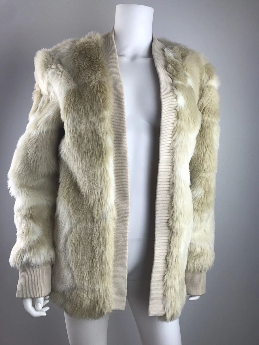 Leith faux online fur long coat