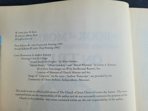 "Book of Mormon on Trial" Evidence Proof Jack West Cartoon Book Illus LDS 2002 - Picture 6 of 7