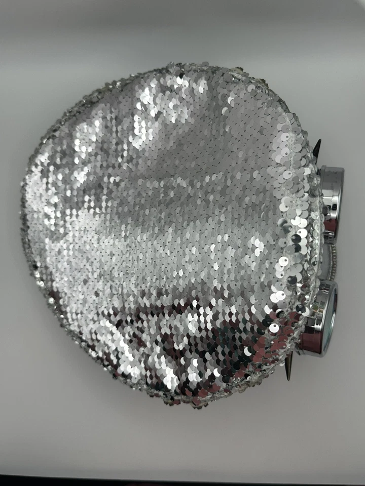 Lentejuelas Adulto Fiesta Rave Halloween Disfraz Adulto Talla Adulto Sombrero Foto 4 de 4