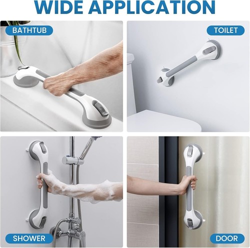 2 Grab Bar Safety Handles 110 Kg Support Capacity Shower Bathtubs Seniors - 第 9/11 張圖片