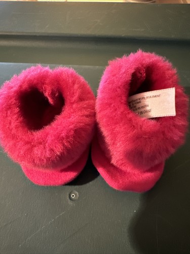 American Girl Puppe 18 Zoll Fair Isle Pyjama rosa Kunstfell Slipper Beute Hot Pink