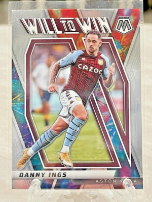 Danny Ings #13 2021-22 Panini Mosaic EPL Will To Win SP insert