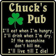 Personalized Irish Sign #12 Pub Bar Beer Home Decor Gift Plaque Custom USA Made
