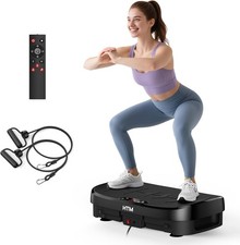 Vibration Plate Exercise Machine - 330lbs Weight Capacity, 120 Speed Levels