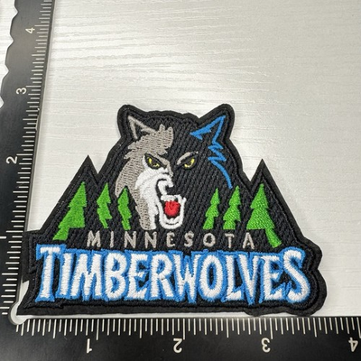 #ad Minnesota Timberwolves Iron On Embroidered Patch $4.00