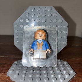 LEGO The Hobbit Bilbo Baggins DVD Blue Coat Minifigure 2013 Exclusive LOR057