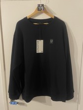 Maglione Belstaff Jefferson nero XXL nuovo con etichette