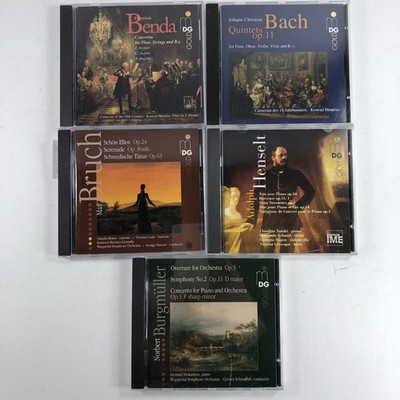 Lot of 5 MDG Gold KONRAD HUNTELER Claudius Tanski Wuppertal Symphony G Hanson