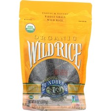 Organic Wild Rice 8 Oz Case Of 6 By Lundberg