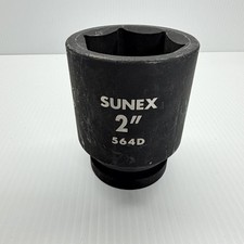 New Sunex 564d Impact 2 Deep Socket 1 Drive 6pt Black Oxide