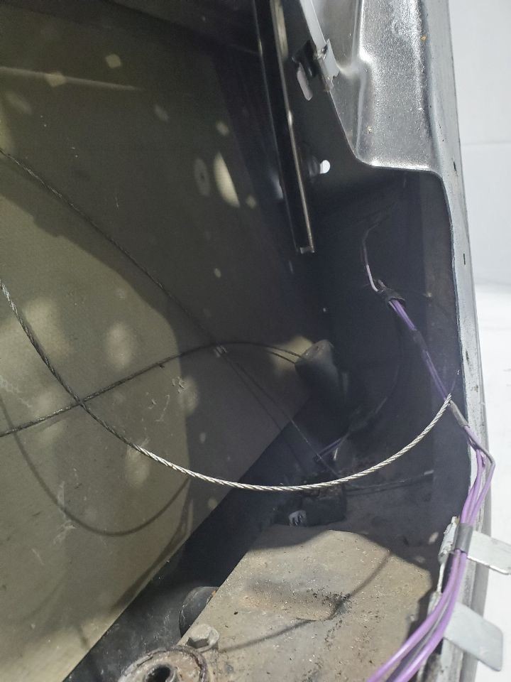 Bentley Turbo R 1991 Rear Right Door framework Black