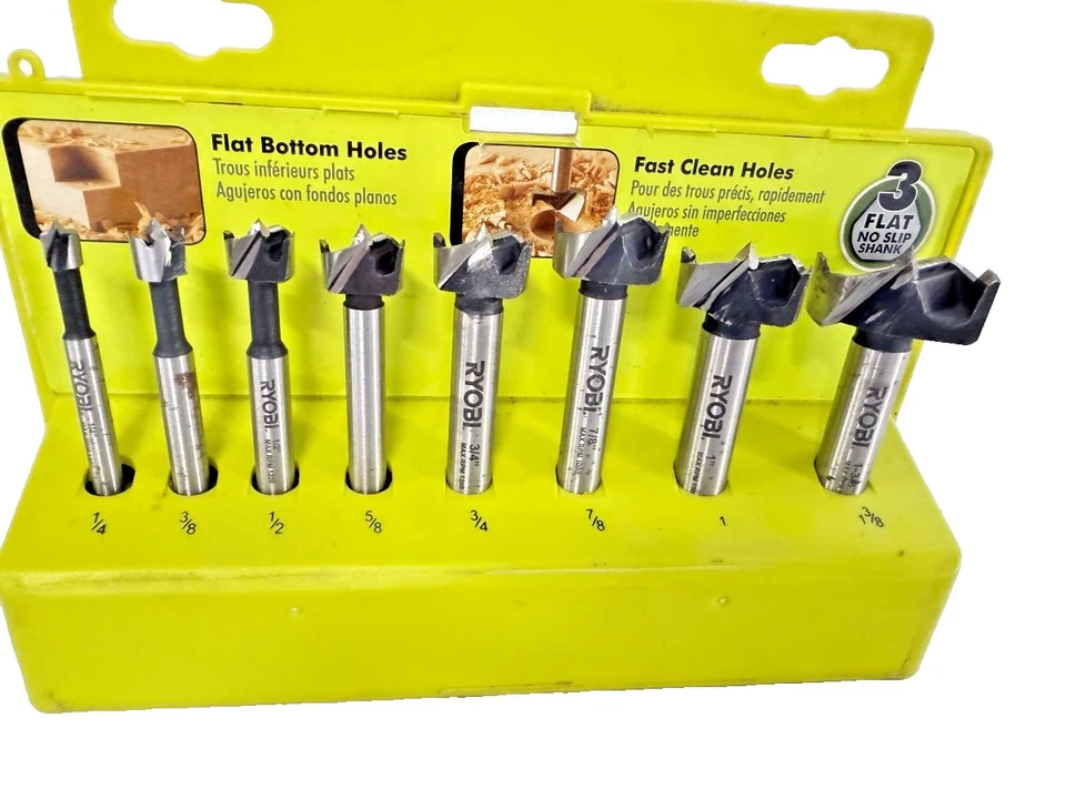 2 RYOBI Decorative Router Bit Sets (12 Piece) & Case New Display A9FS8 A25RS42 - Image 3 of 4