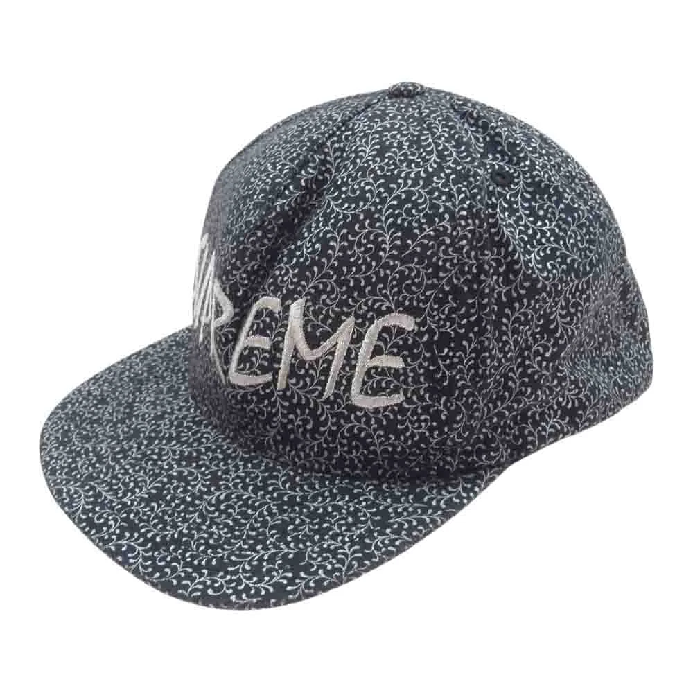 Casquette Supreme 15SS Creeper 5 panneaux logo FTP motif intégral 5 panneaux cap