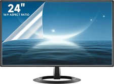 Full Coverage Anti Glare Screen Protector for 24 Inch LCD Monitors - Easy Apply
