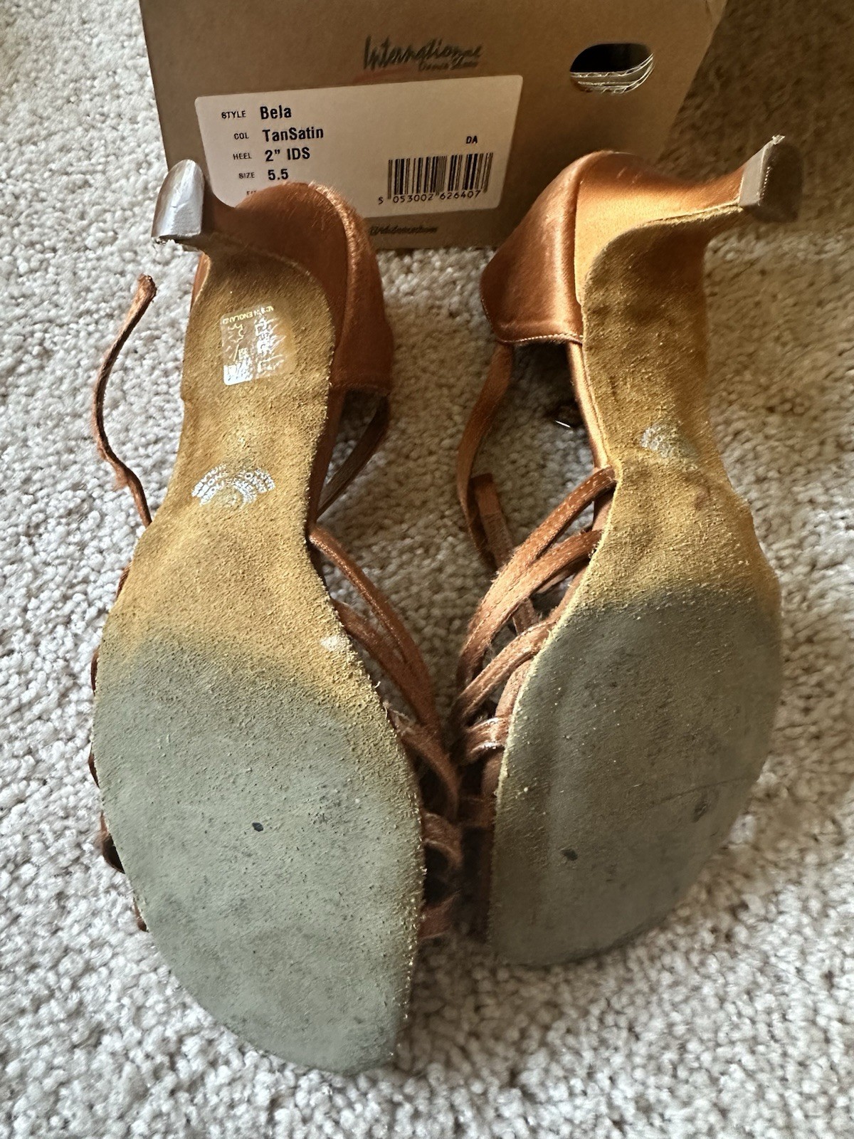 International Dance Shoes: Bela Rhythm Shoes With 2” IDS Heel