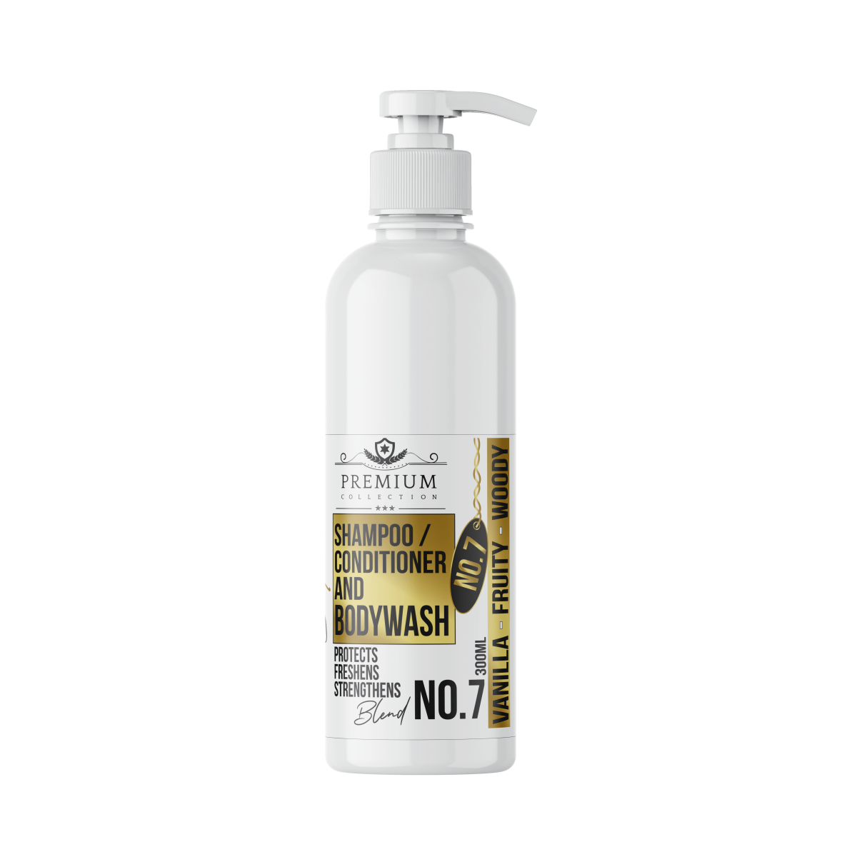 LIVFRAGRANCE 3-in-1 Wash No.7  Vanilla, Fruity, Woody Hair & Body Cleanser