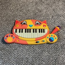 B Toys Meowsic Toy Piano Children  s Keyboard Cat Piano - Works Properly