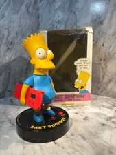 The Simpsons bart Simpson talking alarm clock WESCO 1991 original box and insert