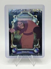 2025 Topps Disney Wonder Shan-Yu Black Sparkle foil Tier /10 Mulan