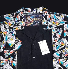 Robert Graham OMURA 298 Skull Artwork 3XL Embroidered Short Sleeve Shirt