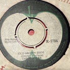 Beatles Ballad of John & Yoko/Old Brown Shoes 45  R5786 Pakistani