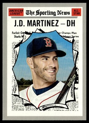 2019 Topps Heritage J.D. Martinez Boston Red Sox #359