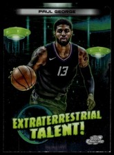 2023-24 Topps Chrome Cosmic #ET-15 Paul George Extraterrestrial Talent