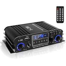 4x50W Bluetooth Stereo Amplifier - 4-Ch Home Audio Receiver