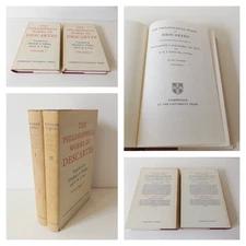 1978 The PHILOSOPHICAL WORKS of DESCARTES 2Vol. CAMBRIDGE UNIVERSITY PRESS
