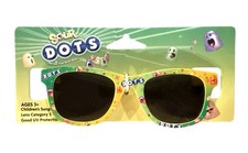 Sour Dots Boys/Girls Candy Sunglasses Ages 3 w/ UV Protection Impact Resistant