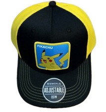 Pokemon Pikachu Trucker Hat Adjustable Bioworld OSFM  2 