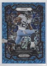2023 Panini Prizm No Huddle Blue Prizm 65/95 Hassan Haskins #285 n0c
