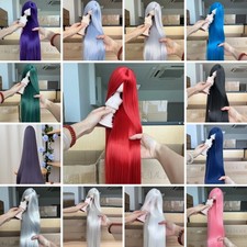 Extra Long 60cm Straight BJD Hair Soft Wig for 1/3 1/4 1/6 BJD Doll 13 Colors