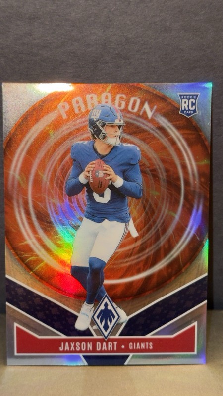 2025 Panini Phoenix Paragon Rookies Jaxson Dart Silver #4 (RC) New York Giants