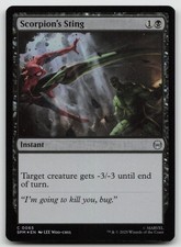Scorpion's Sting 65 SPM MTG Common Foil NM