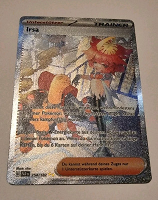 Pokémon Irsa Alternate Art Paradox Rift 254/182 Karte Near Mint Deutsch