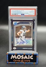 2024 Donruss Optic PSA 10 Cooper Dejean Autograph Purple Stars Rookie RC #221