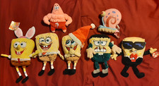 SpongeBob SquarePants Ty Beanie and plush lot - Patrick, Gary, Tuxedo, Jolly Elf