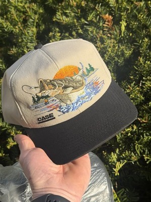 Vintage Case Bass Fishing Angler Nature 90s SnapBack Hat Cap USA K