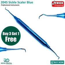 Sickle Scaler 204S Dental Hand Instruments Pro Periodontal Pick Hygiene Tool