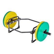Trap Hex Bar, 2" Barbell, 500 LBS Capacity, Black, Home Gym Equipment
