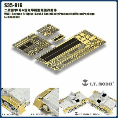 ETMODEL S35 016 1/35 Pz.Kpfw.I Ausf.A Early Photo Etch Upgrade Set for Dragon