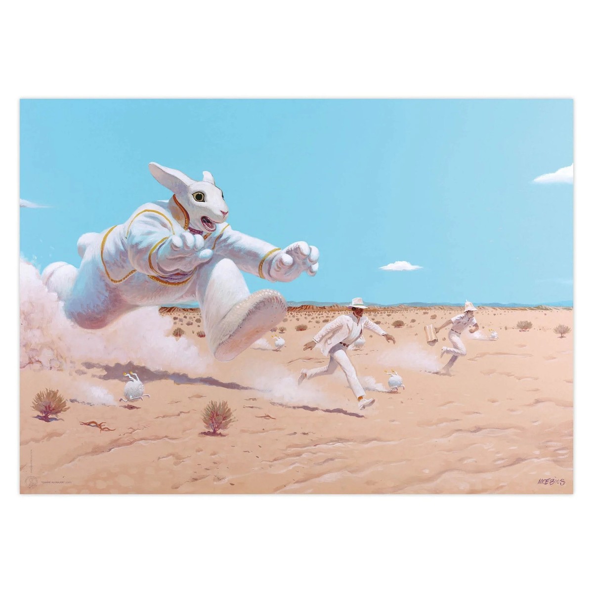 La Chasse au Major by Moebius Jean Giraud Art Print Ltd Edition