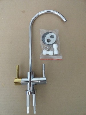 two way Water Drinking Faucet, 1/4'' Faucet Tap Water purifier RO Faucet