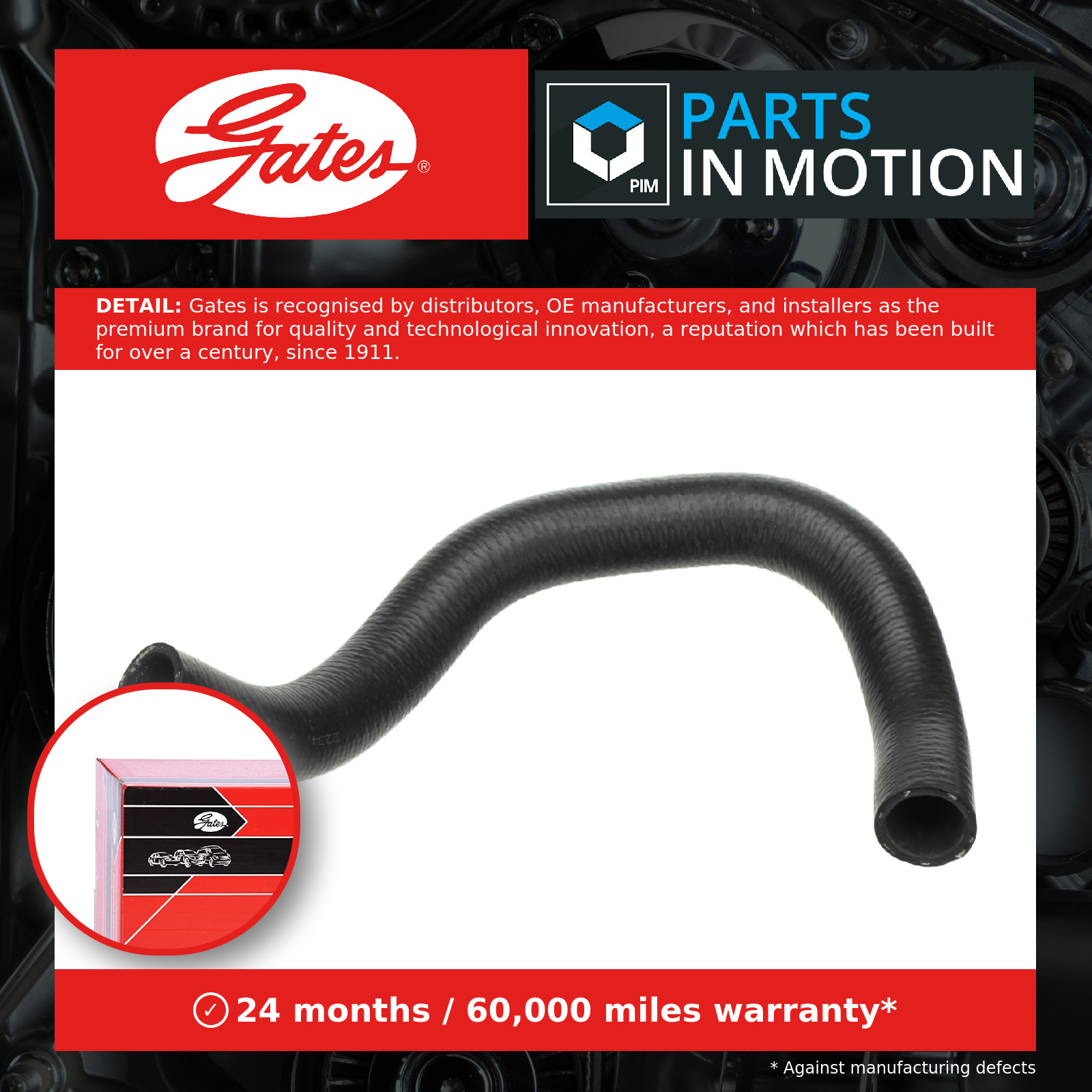 Fits GATES 05-0703 CURVED HOSE 05-0703 - Image 8