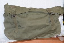 Military. WW2 US Army Canvas Green Handled 1945 Breslee Lined Bag