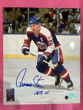 Thomas Steen Winnipeg Jets Autographed 8x 10 Picture With COA Hologram