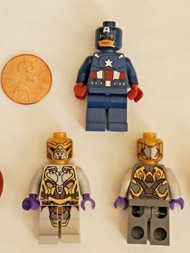 LEGO Marvel Super Heroes Captain America's Avenging Cycle 6865 w Captain America